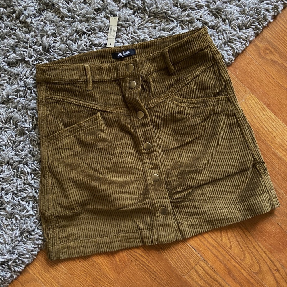 Madewell Corduroy Aline Skirt